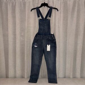 Wallflower Eco Denim Overalls size small new with tags Insta stretch 27.5 inseam